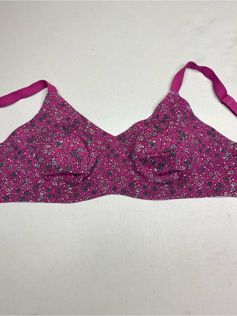 Anna Sui x Knix Pink Floral Wireless Bralette Size 5 (L) *P1014